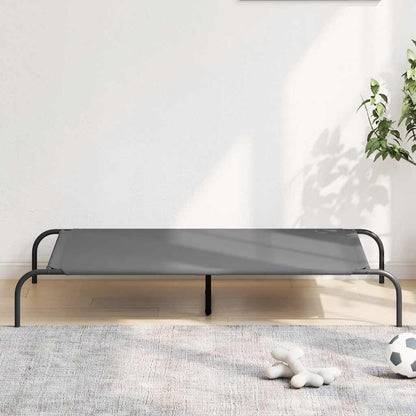 Elevated Dog Bed Gray 51.2"x31.5"x7.9" Oxford Fabric and Steel