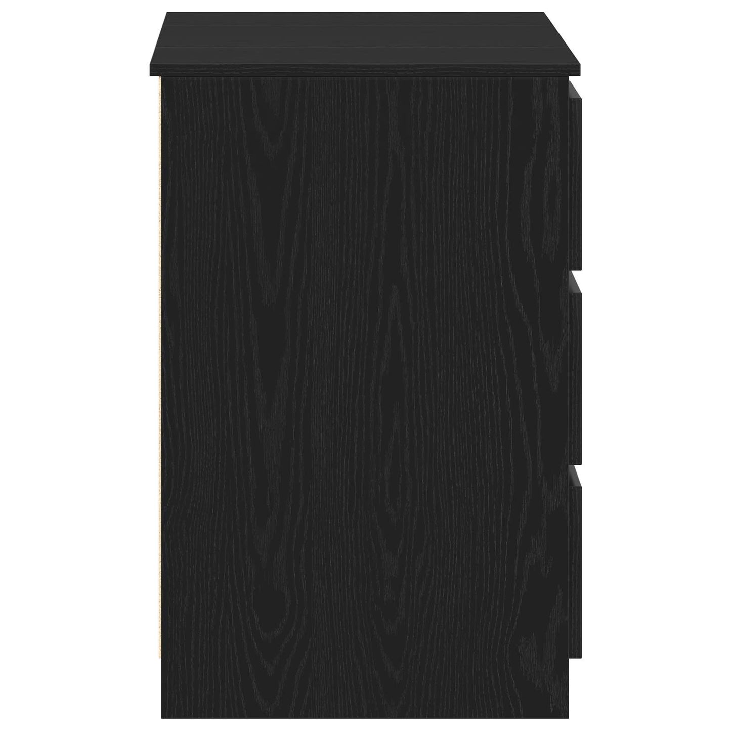 Desk Black Oak 55.12 x 19.69 x 29.92 in Engineered Wood
