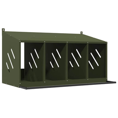 Chicken Nesting Box Olive green Cold-rolled sheet Medium