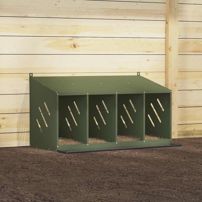 Chicken Nesting Box Olive green Cold-rolled sheet Medium