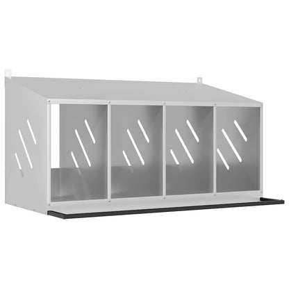 Chicken Nesting Box Galvanized Silver Cold-rolled Steel Medium