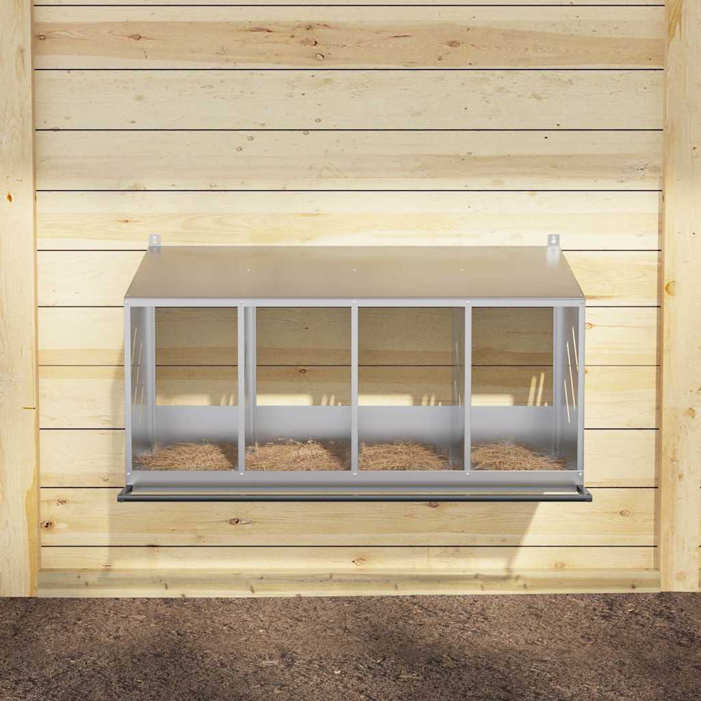 Chicken Nesting Box Galvanized Silver Cold-rolled Steel Medium
