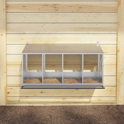 Chicken Nesting Box Galvanized Silver Cold-rolled Steel Medium