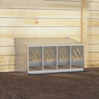 Chicken Nesting Box Galvanized Silver Cold-rolled Steel Medium