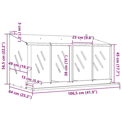 Chicken Nesting Box Galvanized Silver Cold-rolled Steel Medium