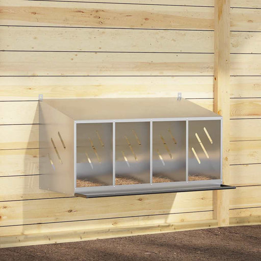 Chicken Nesting Box Galvanized Silver Cold-rolled Steel Medium