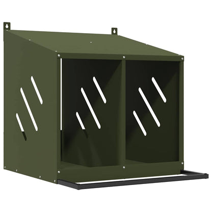 Chicken Nesting Box Olive Green