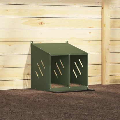 Chicken Nesting Box Olive Green