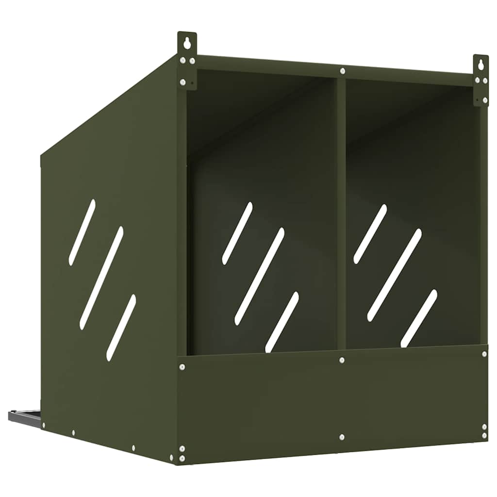 Chicken Nesting Box Olive Green