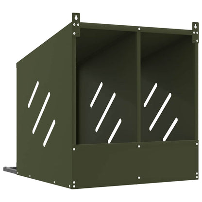 Chicken Nesting Box Olive Green