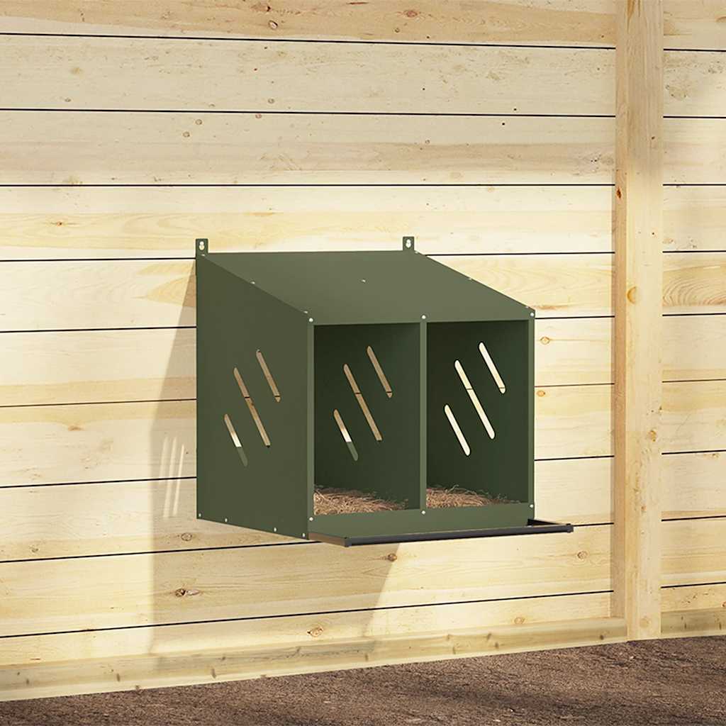 Chicken Nesting Box Olive Green