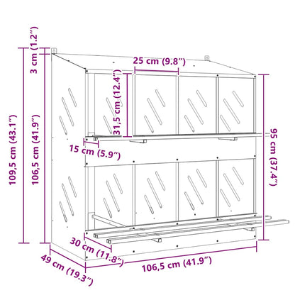 Chicken Nesting Box Olive green Cold-rolled sheet, Galvanized sheet