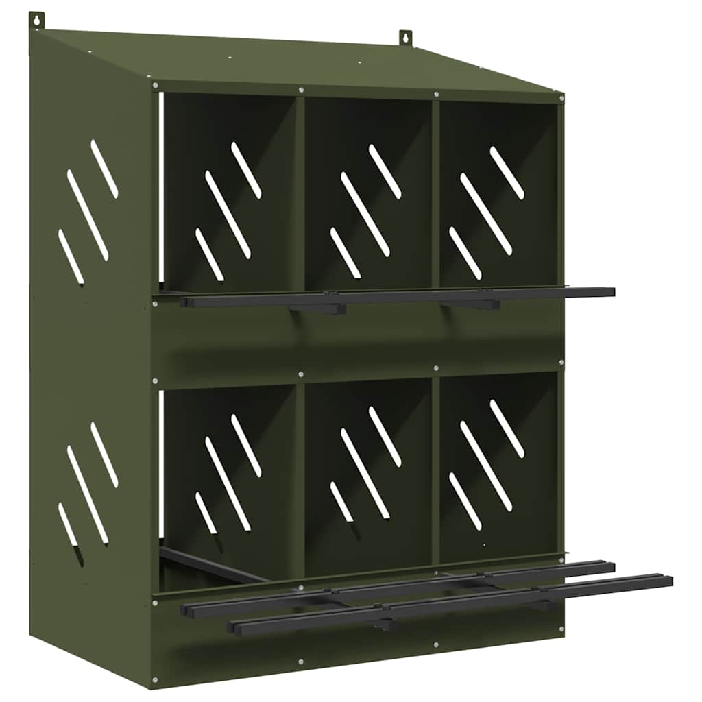 Chicken Nesting Box Olive Green Cold-rolled and galvanized sheet