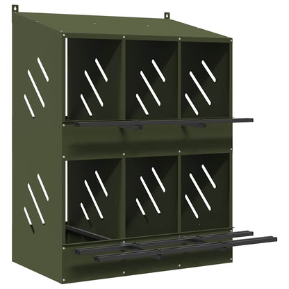 Chicken Nesting Box Olive Green Cold-rolled and galvanized sheet