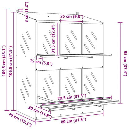 Chicken Nesting Box Olive Green Cold-rolled and galvanized sheet