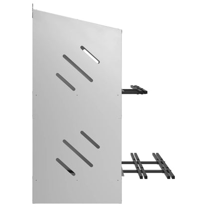 Chicken Nesting Box Galvanized silver