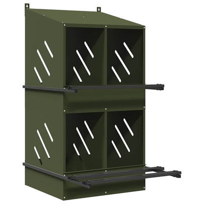 Chicken Nesting Box Olive Green