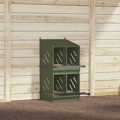 Chicken Nesting Box Olive Green