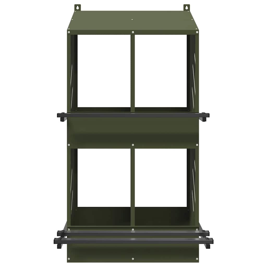 Chicken Nesting Box Olive Green