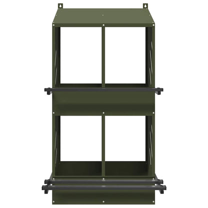 Chicken Nesting Box Olive Green