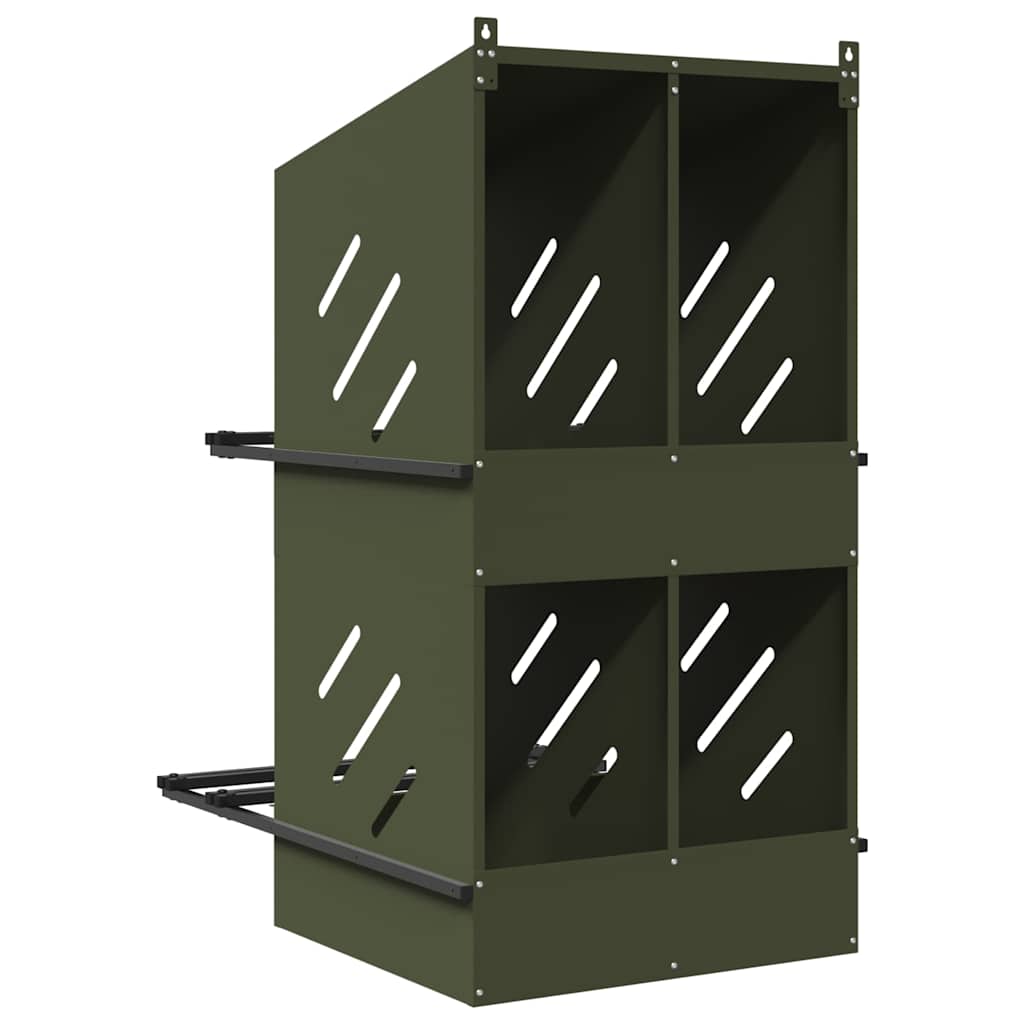 Chicken Nesting Box Olive Green