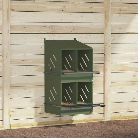 Chicken Nesting Box Olive Green