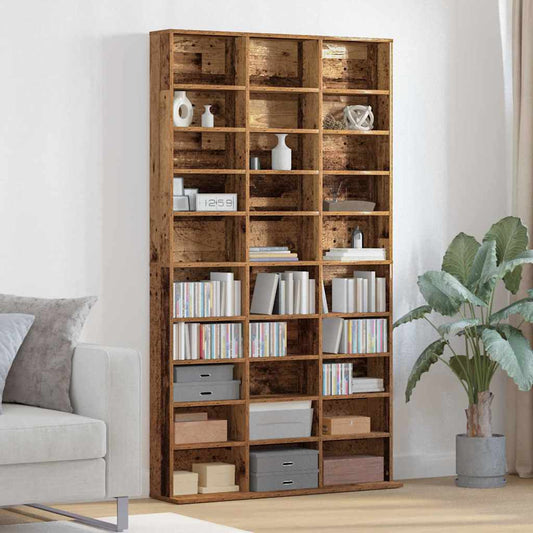 CD Cabinet Old wood 101 x 23 x 177.5 cm Engineered wood