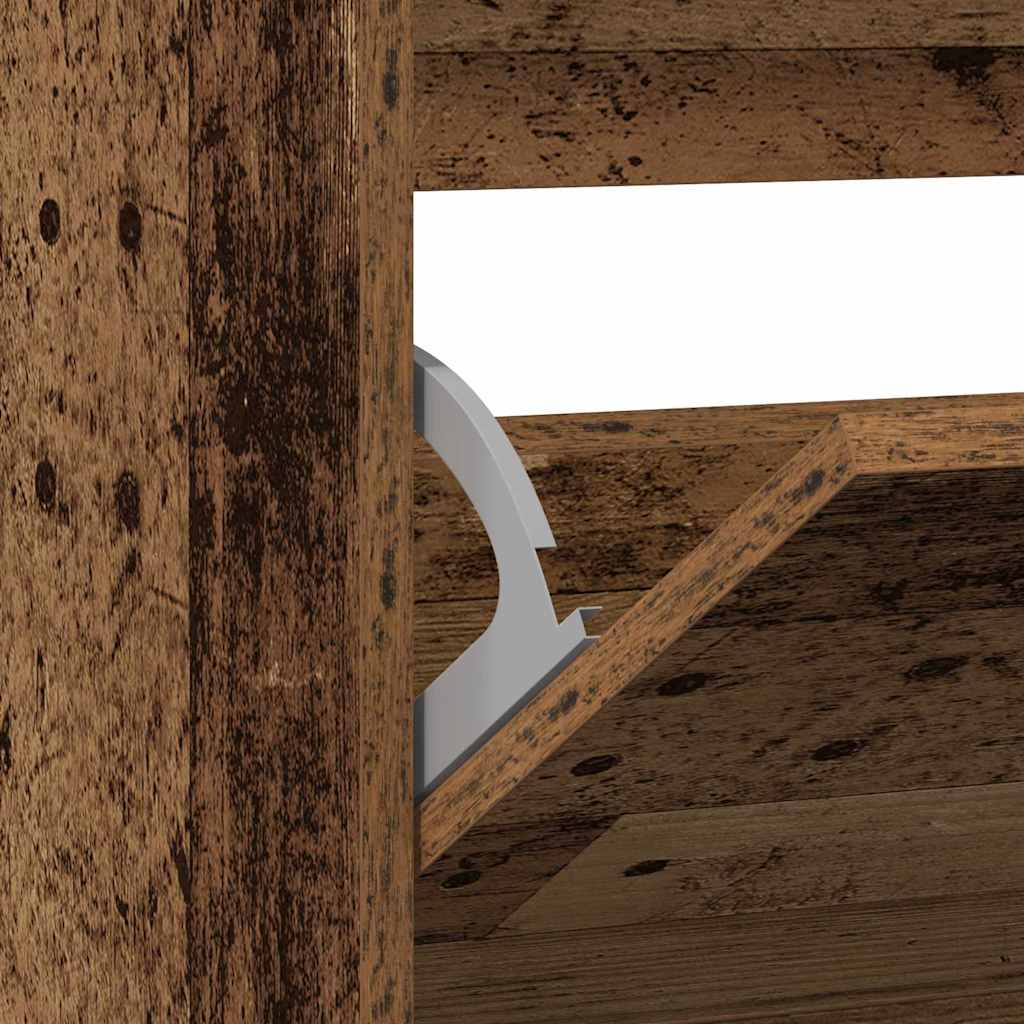 Shoe Cabinet Old wood 31.5" x 8.3" x 34.4" Engineered wood