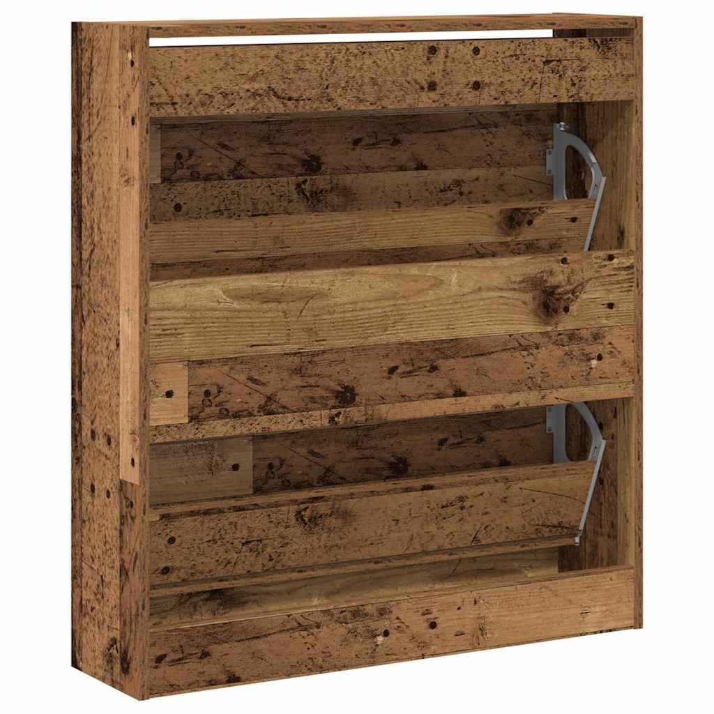 Shoe Cabinet Old wood 31.5" x 8.3" x 34.4" Engineered wood