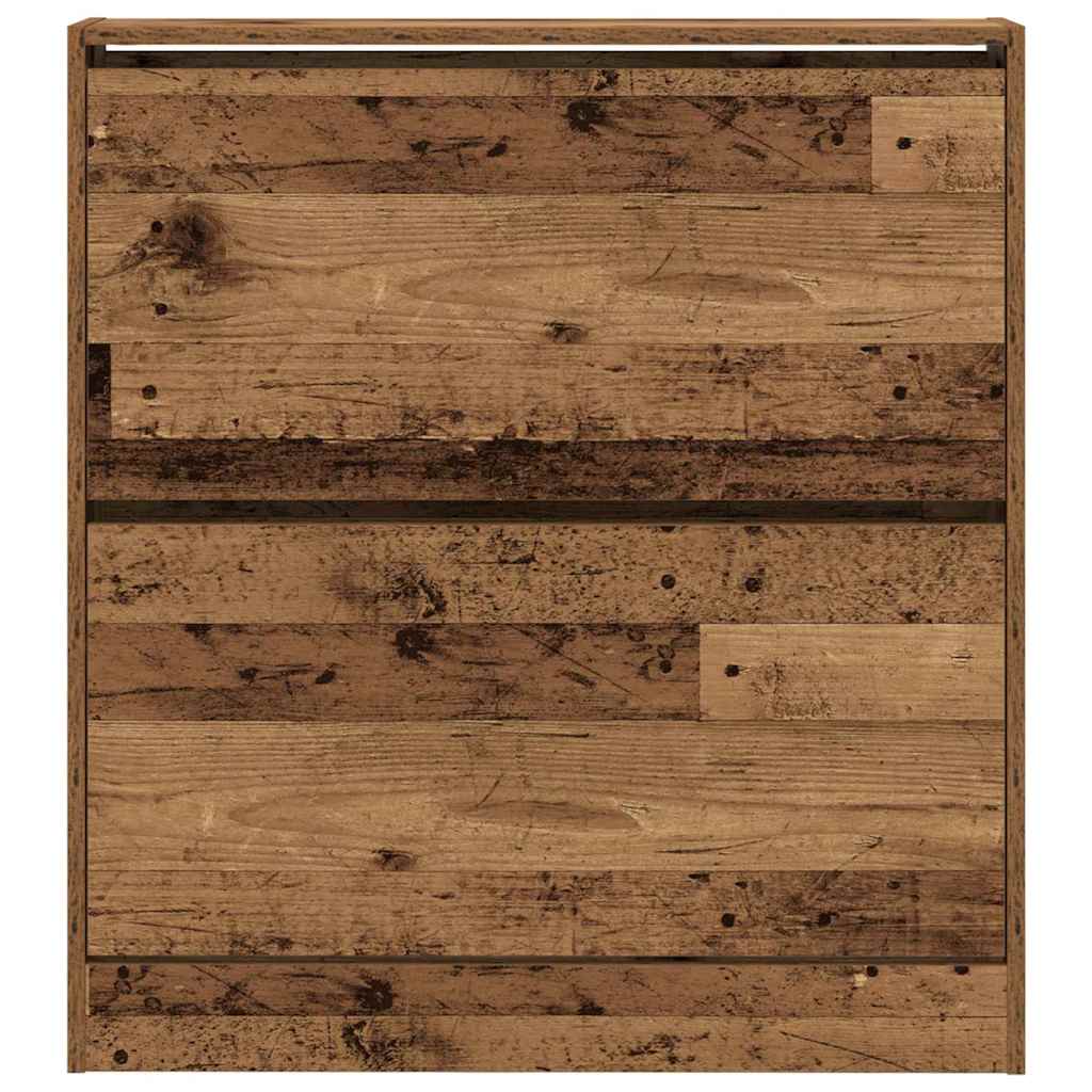 Shoe Cabinet Old wood 31.5" x 8.3" x 34.4" Engineered wood