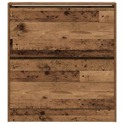 Shoe Cabinet Old wood 31.5" x 8.3" x 34.4" Engineered wood