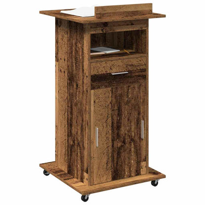 Podium Old wood 21.7" x 21.7" x 42.1" Engineered wood