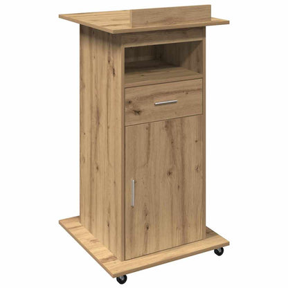 Podium artisan oak 21.7" x 21.7" x 42.1" Engineered wood