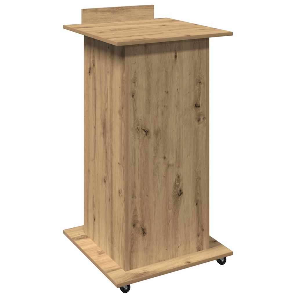 Podium artisan oak 21.7" x 21.7" x 42.1" Engineered wood