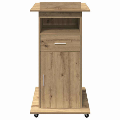 Podium artisan oak 21.7" x 21.7" x 42.1" Engineered wood