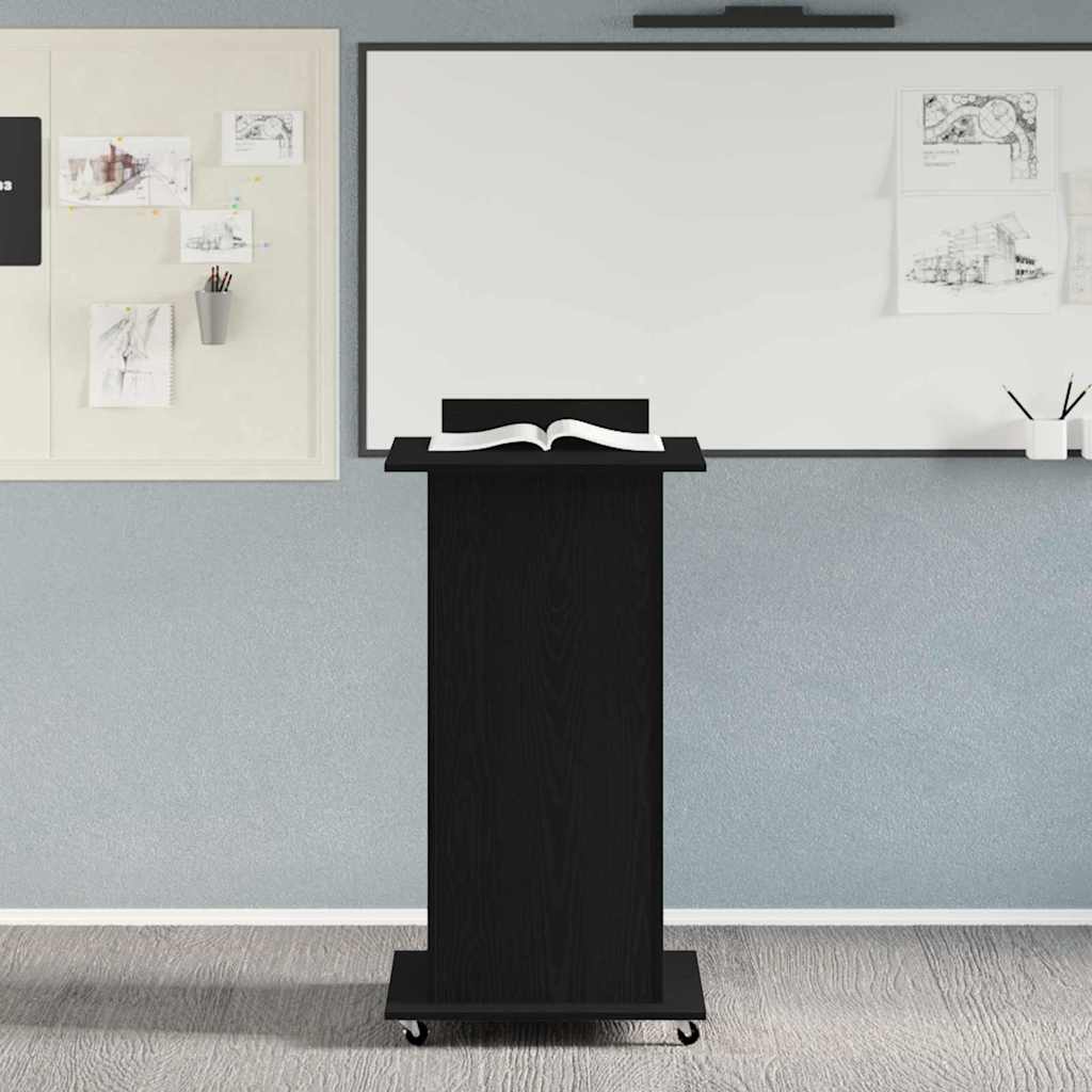 Podium Black oak 21.7" x 21.7" x 42.1" Engineered wood