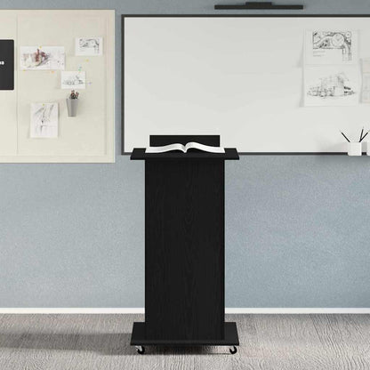 Podium Black oak 21.7" x 21.7" x 42.1" Engineered wood