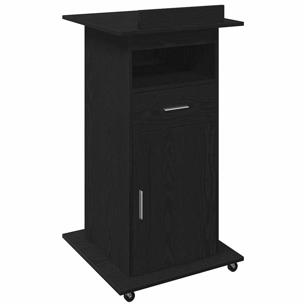 Podium Black oak 21.7" x 21.7" x 42.1" Engineered wood