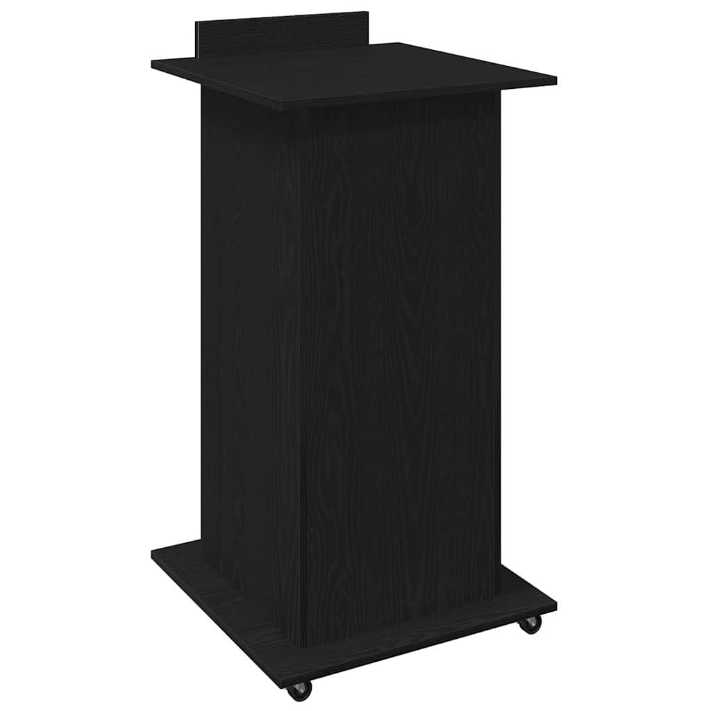Podium Black oak 21.7" x 21.7" x 42.1" Engineered wood