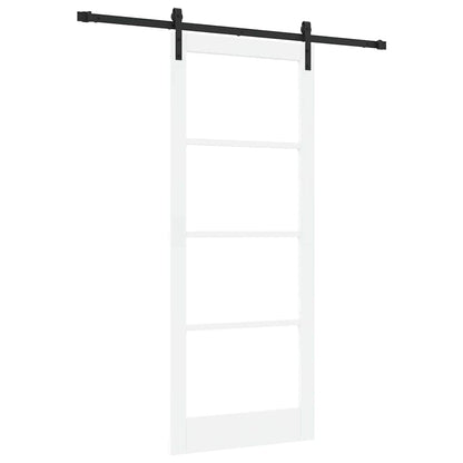 Sliding Door ORKDAL White 33.9 x 83.1 in Solid Pine wood