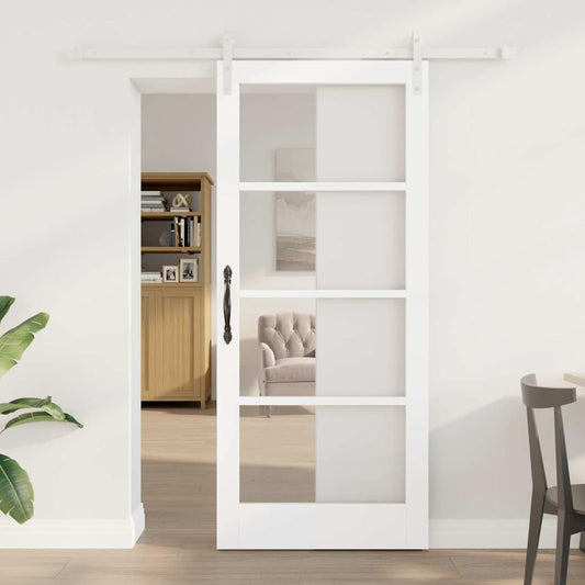 Sliding Door ORKDAL White 33.9 x 78.1 in Solid Pine wood