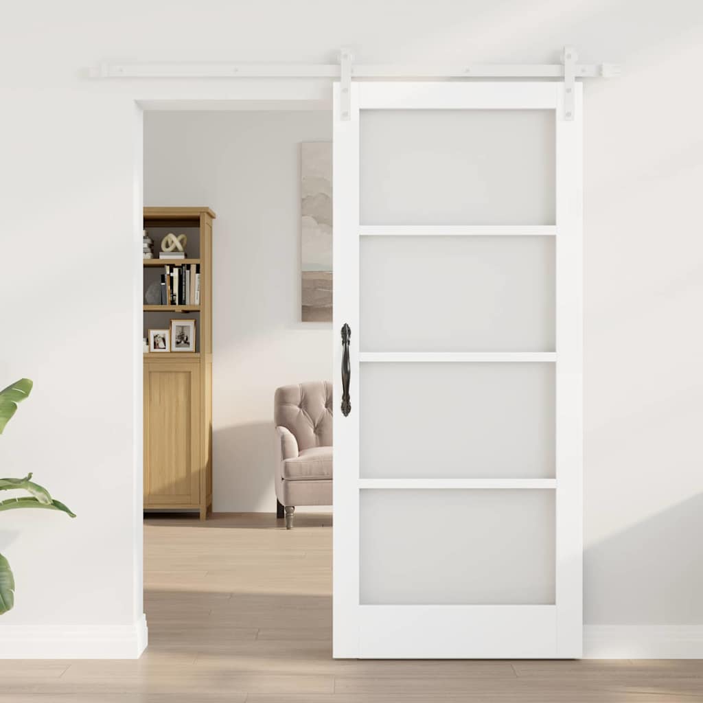 Sliding Door ORKDAL White 33.9 x 78.1 in Solid Pine wood