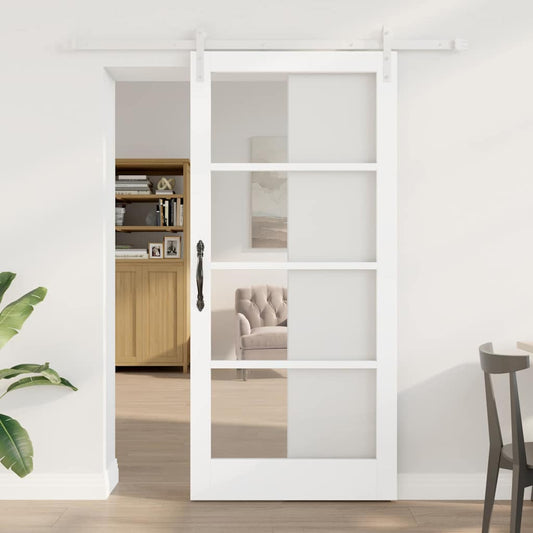 Sliding Door ORKDAL White 36.6 x 79.5 in Solid Pine wood