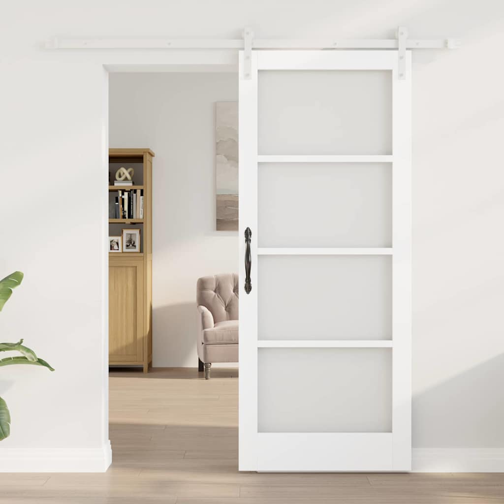 Sliding Door ORKDAL White 32.7 x 79.5 in Solid Pine wood