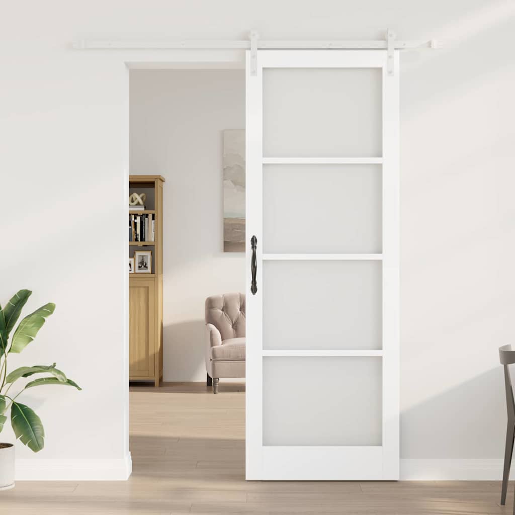 Sliding Door ORKDAL White 32.7 x 91.4 in Solid Pine wood