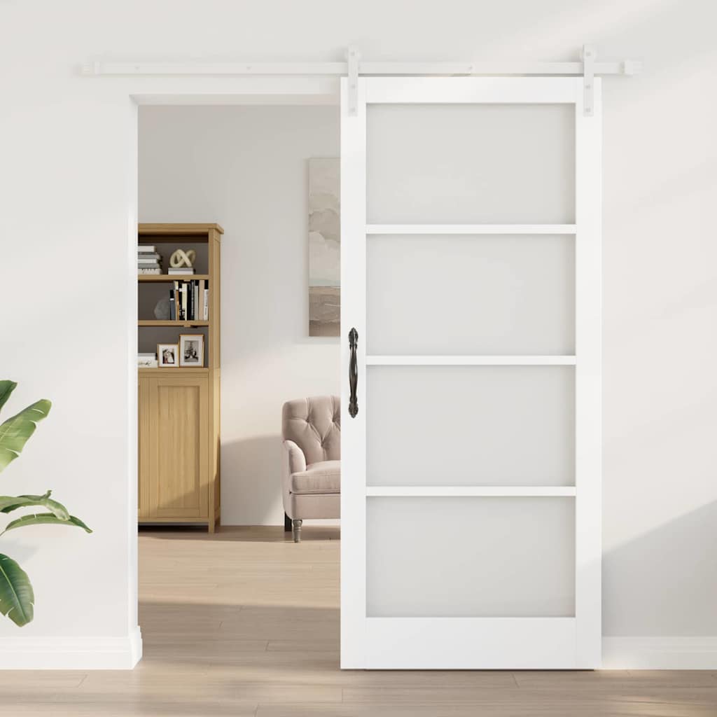 Sliding Door ORKDAL White 36.6 x 83.1 in Solid Pine wood