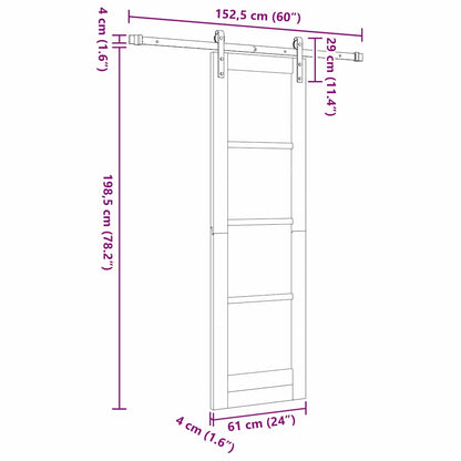 Sliding Door Other ORKDAL White 24 x 78.2 in