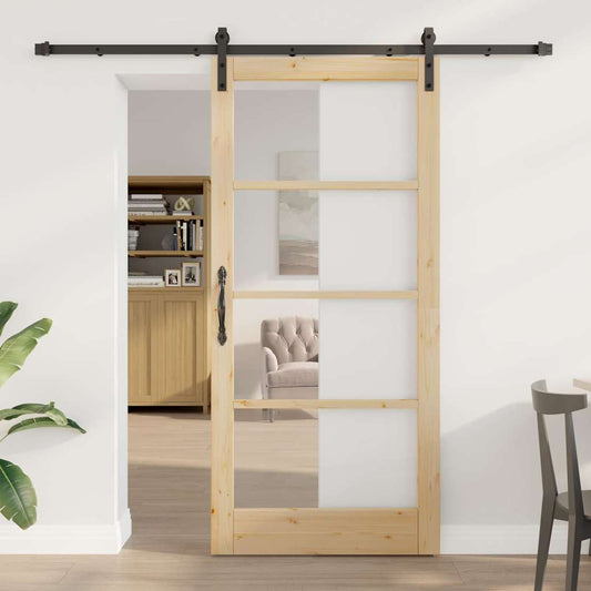 Sliding Door Other ORKDAL Brown 36.6 x 79.5 in