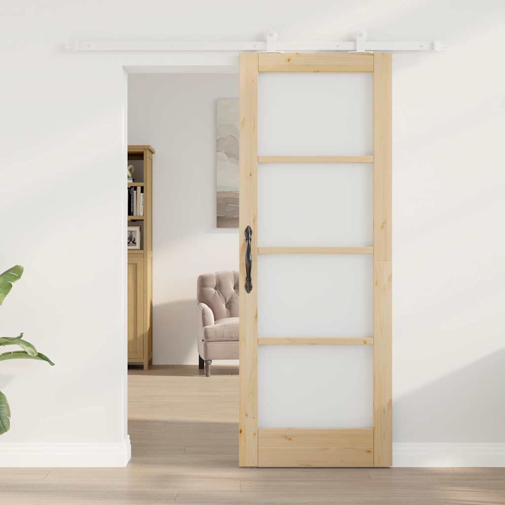 Sliding Door ORKDAL Brown 28.94 x 78.15 in