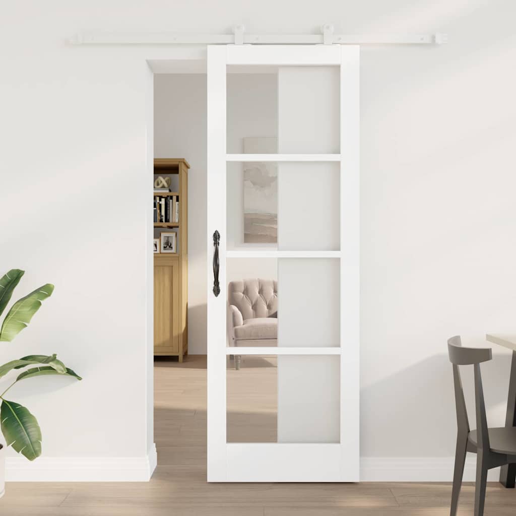 Sliding Door Manual ORKDAL White 28.94 x 83.07 in